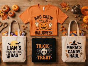 Personalize a sua Roupa de Halloween com Logótipos e Designs Exclusivos