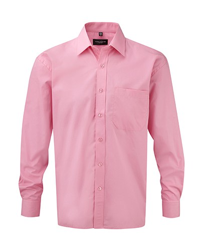 Russell Europe R-936M-0 - Cotton Poplin Shirt LS