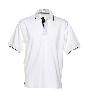 Kustom Kit KK606 - Polo Piqué Homem KK606 Contrast Tipped