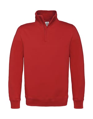 B&C ID.004 - Sweatshirt Homem Zíper 1/4 ID. 004