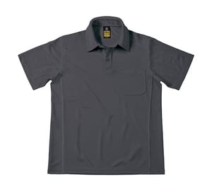 B&C Pro Coolpower Pro Polo - Polo Laboral Com Bolso B&C Coolpower Pro