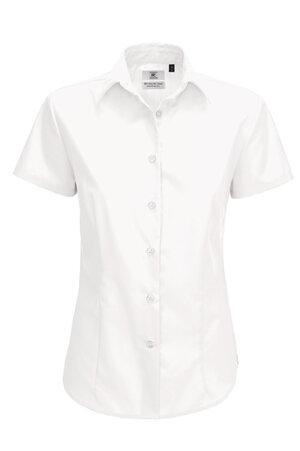 B&C SWP64 - Ladies' Smart Short Sleeve Poplin Shirt