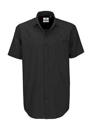 B&C SMP42 - Camisa Homem Popeline Manga Curta SWP42