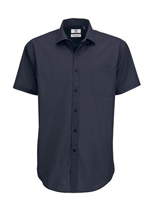 B&C SMP62 - Camisa Homem Popeline Smart M.Curta SMP62