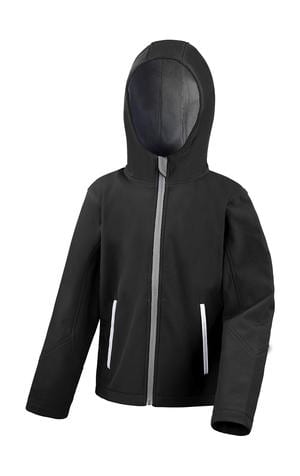 Result Core R224J/Y - Kids TX Performance Hooded Softshell Jacket