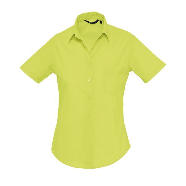 SOL'S 16070 - Escape Camisa Popelina De Manga Curta Para Senhora