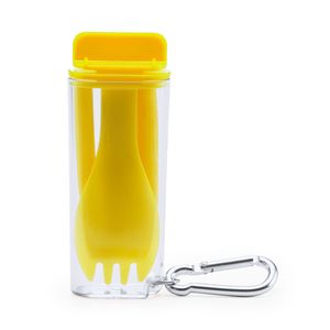 PARBU Fantastic set of straw and fork in case - EgotierPro MD4023