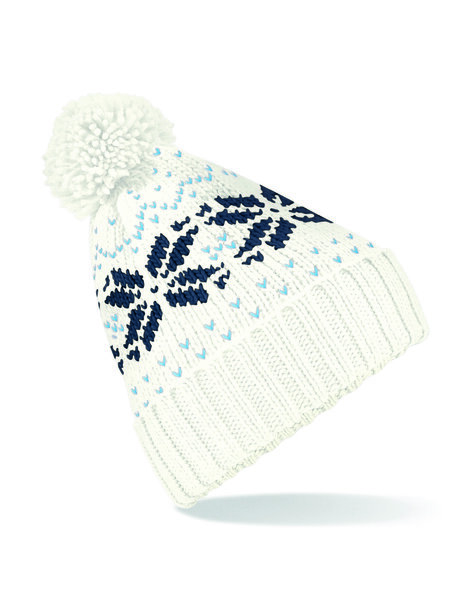 Beechfield B456 - Gorro Fair Isle Snowstar