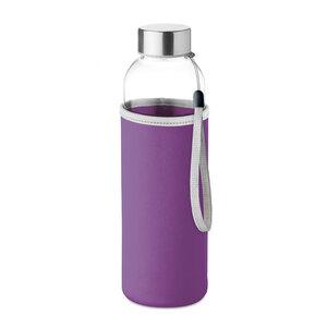UTAH GLASS Eco-Friendly 500ml Glass Bottle with Neoprene Cover - GiftRetail MO9358
