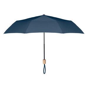TRALEE Eco-Friendly 21 Inch Foldable Wooden Handle Umbrella - GiftRetail MO9604