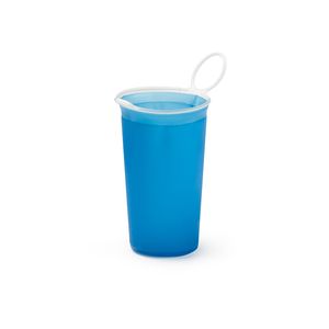 TRACK Folding cup of 230 ml ideal for sporting events and to keep you hydrated without wasting time - EgotierPro VA4119