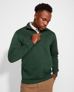 Roly SU1109 - ANETO Sweatshirt with matching half zip and polo neck