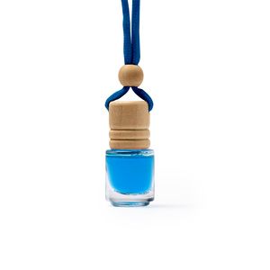 RINDAL Air freshener with different scents in a glass recipient with wooden cap and matching adjustable cord - EgotierPro AM1316