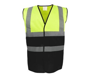 YOKO YK122 - HI VIS TWO TONE WAISTCOAT
