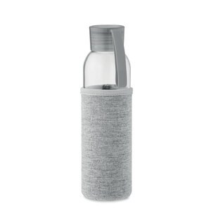 EBOR Eco-Friendly 500ml Recycled Glass Bottle with Pouch - GiftRetail MO2089
