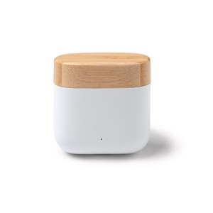 Stamina EP1296 - SAURO Auriculares sem fios apresentados num estojo em ABS reciclado e bambu