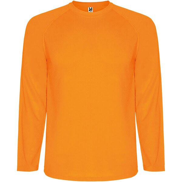 Roly K0415 - T-shirt desportiva Montecarlo de manga comprida para criança