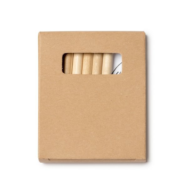 Claps 96112 - Creative Coloring Set with Wooden Pencils