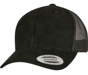 FLEXFIT 6606SU - SUEDE LEATHER TRUCKER CAP