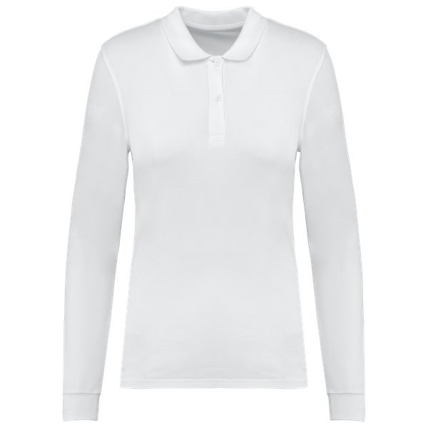 Kariban K2028 - Polo em malha piqué manga comprida Bio180 de senhora