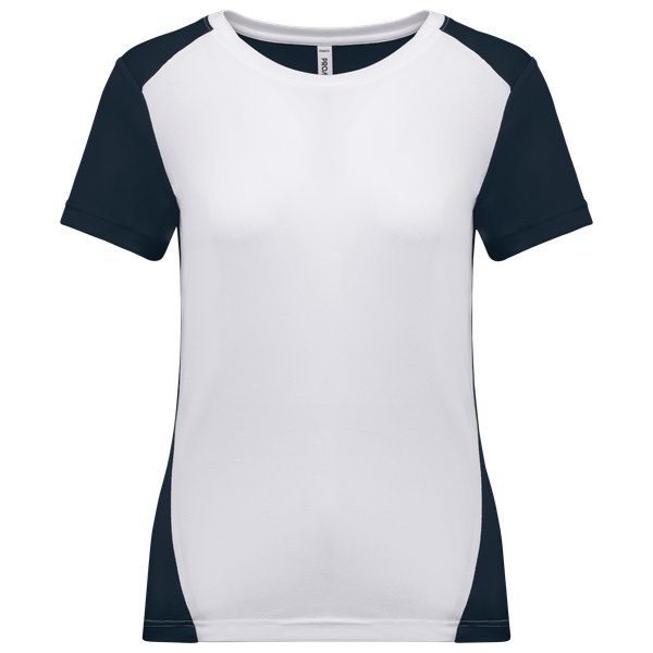 PROACT PA4015 - T-shirt de desporto bicolor eco-responsável de senhora
