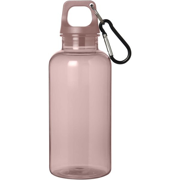 Eco-Friendly 400ml Recycled Plastic Water Bottle with Carabiner - EgotierPro 100778