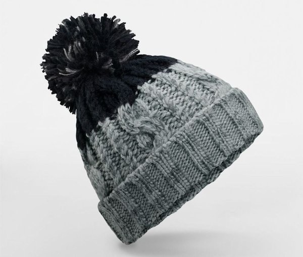 Beechfield BF437 - Luxurious Two-Tone Sheepskin Band Beanie