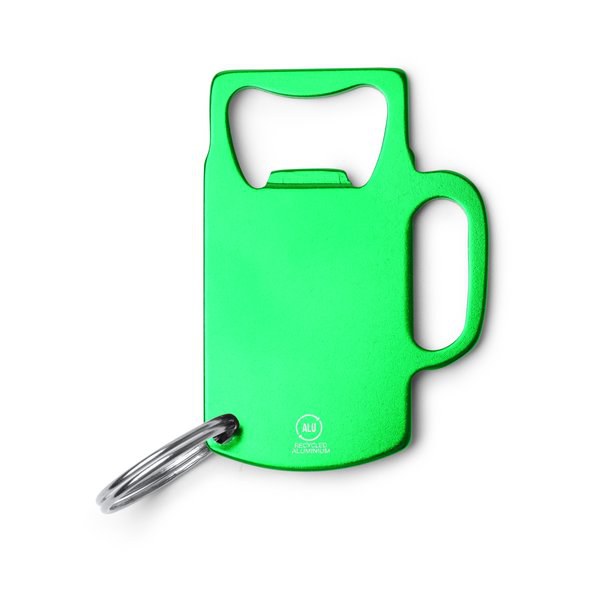 Stamina KO1878 - ARTOIS Recycled aluminium keyring with beer jug design