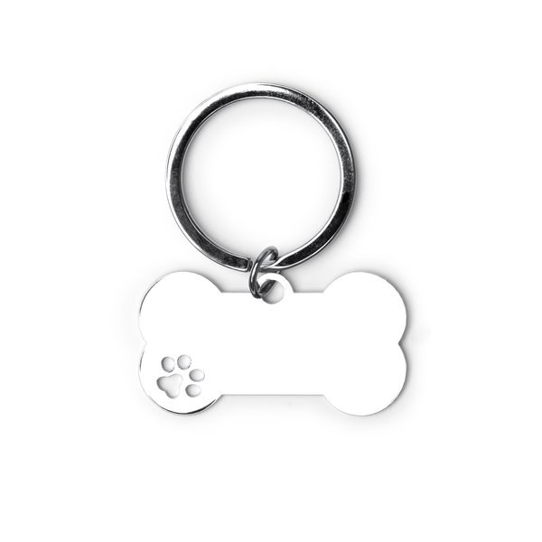 Stamina KO1902 - CHOP Keyring made of 201 metal in the shape of a dog bone