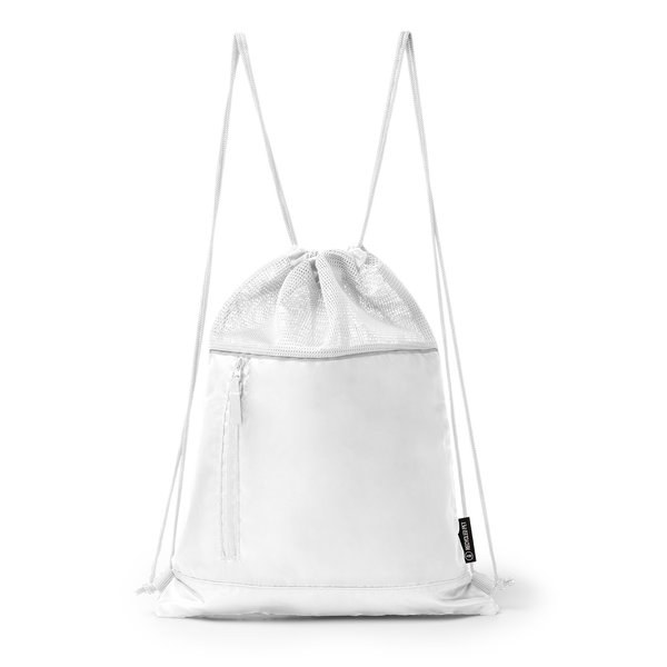 Stamina MO2028 - MASKOT Drawstring backpack made from RPET 210D with mesh fabric on the top and all over the back