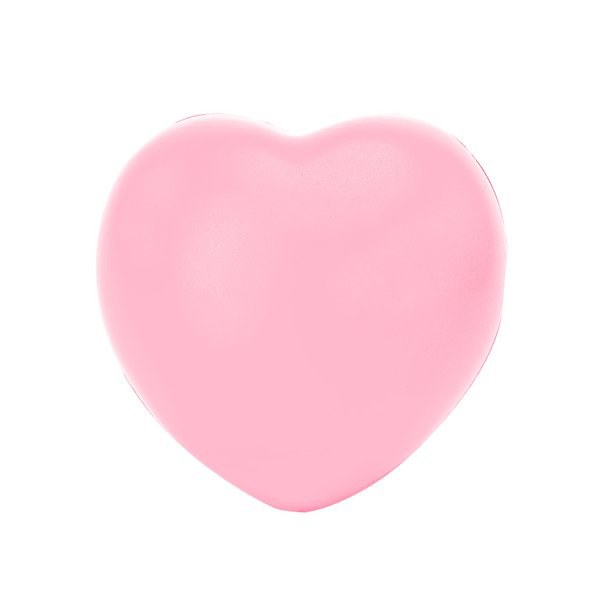 BIKU Heart-shaped stress ball in solid colour PU - EgotierPro SB1229