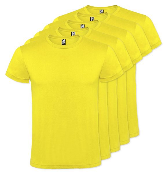 Pack de 5 Roly CA6424 - ATOMIC 150 T-shirt com decote redondo duplo