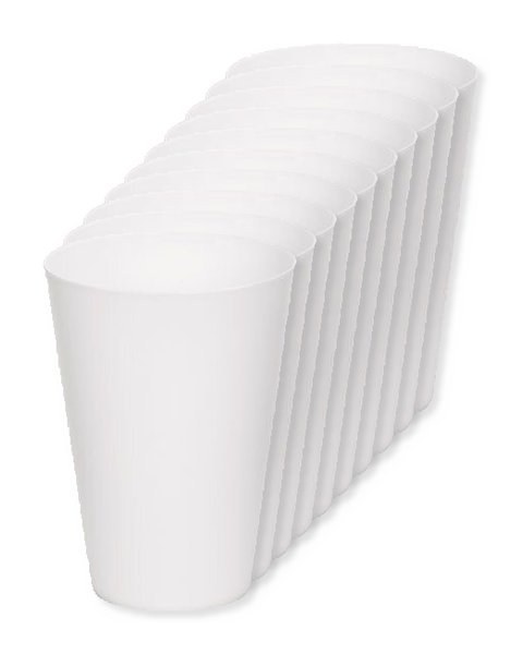 Pack de 100 GiftRetail MO6375 - FESTA LARGE Copo reutilizável eventos 300ml