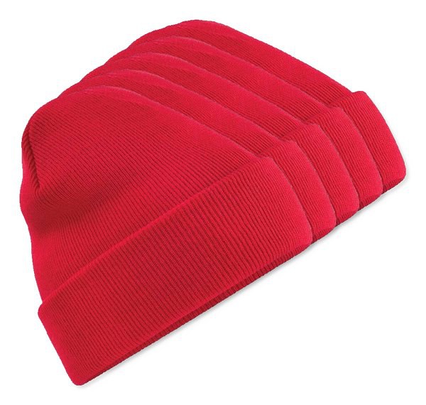 Pack de 5 Beechfield BF045 - Gorro Unissex Térmico com Aba Beechfield