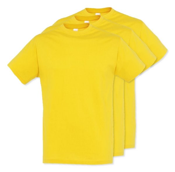 Pack of 3 SOLS 11380 - REGENT Unisex Round Collar T Shirt