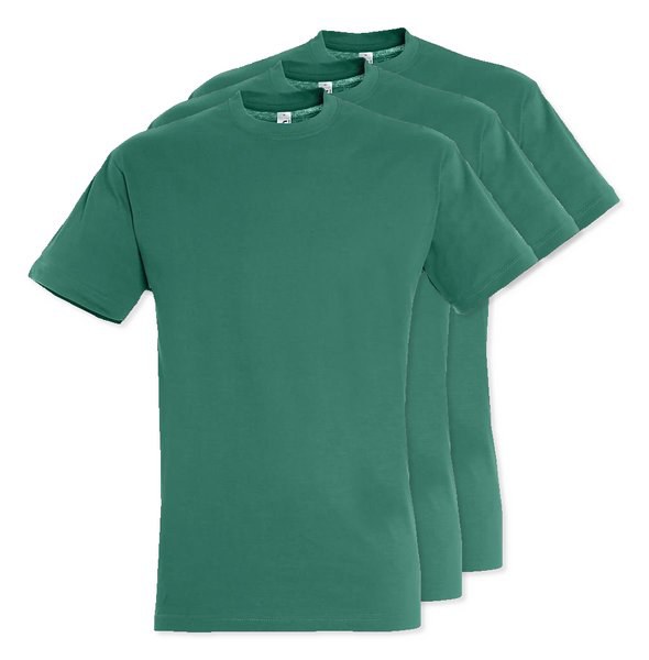 Pack of 3 SOLS 11380 - REGENT Unisex Round Collar T Shirt