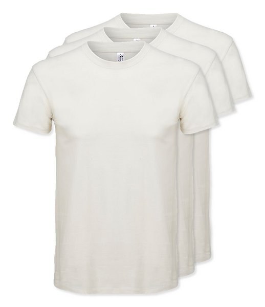 Pack of 3 SOLS 11380 - REGENT Unisex Round Collar T Shirt