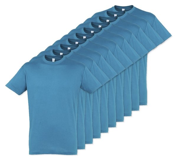 Pack of 10 SOLS 11380 - REGENT Unisex Round Collar T Shirt