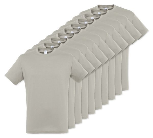 Pack de 10 SOLS 11380 - REGENT T Shirt Unissexo De Gola Redonda