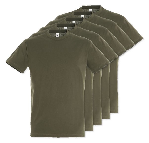 Pack of 50 SOLS 11380 - REGENT Unisex Round Collar T Shirt