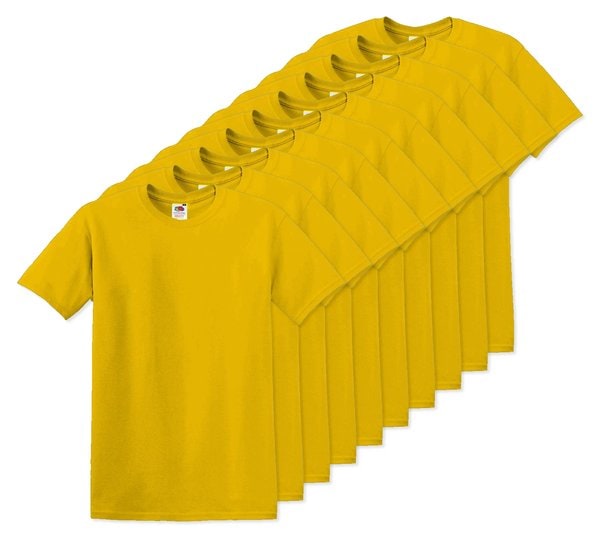Pack de 10 Fruit of the Loom SC6 - T-Shirt Original Screen Stars