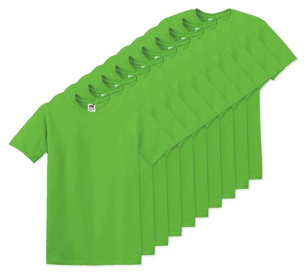 Pack of 100 Fruit of the Loom SC6 - Original Full Cut T (61-082-0)