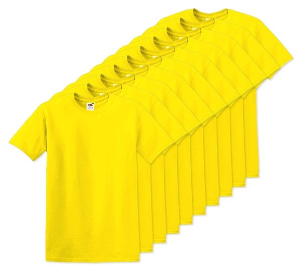 Pack de 100 Fruit of the Loom SC6 - T-Shirt Original Screen Stars