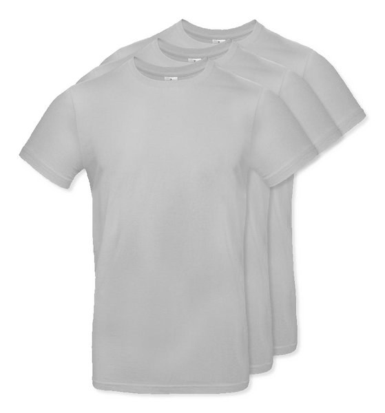 Pack de 3 B&C BC03T - Camiseta masculina 100% algodão