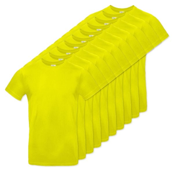 Pack of 10 B&C BC03T - Mens Modern Ringspun Cotton T-Shirt