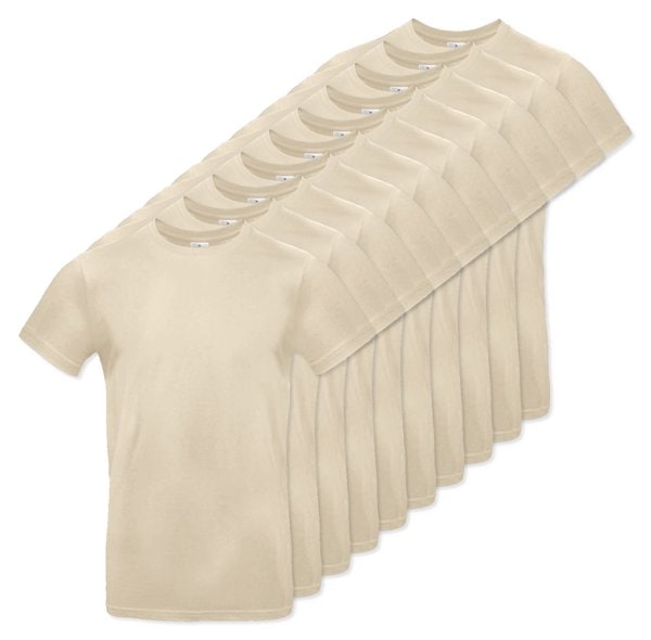 Pack de 100 B&C BC03T - Camiseta masculina 100% algodão