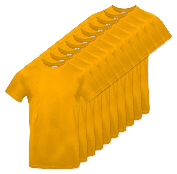 Pack de 100 B&C BC03T - Camiseta masculina 100% algodão