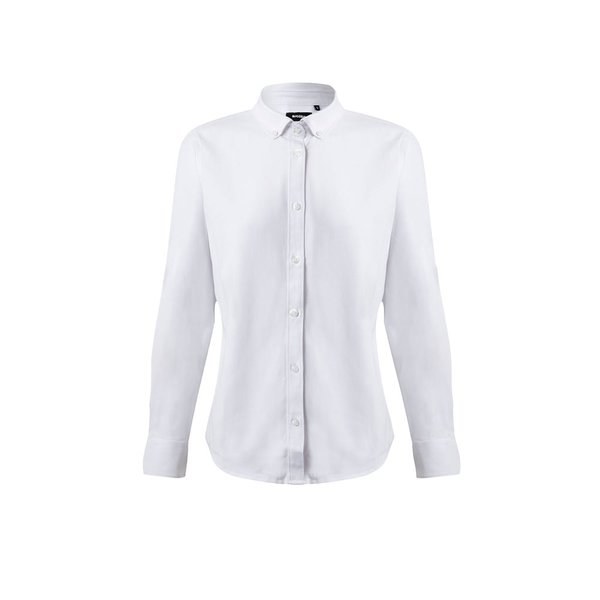 Velilla 36158 - Oxford shirt (180 g/m²) for women, made from cotton (50%), polyester (45%) and elastane (5%)