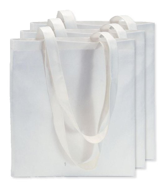 Pack of 30 GiftRetail IT3787 - TOTECOLOR Versatile Reusable Shopping and Beach Tote Bag