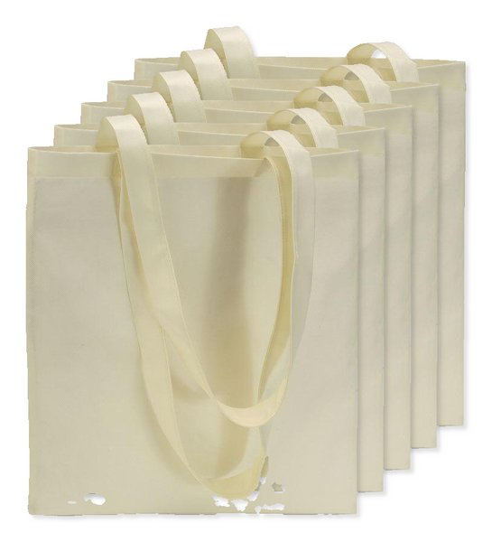 Pack of 50 GiftRetail IT3787 - TOTECOLOR Versatile Reusable Shopping and Beach Tote Bag